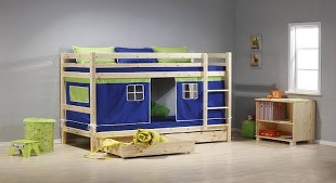 Pine And Bunk Beds