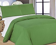 Bed Cover Summer Green White